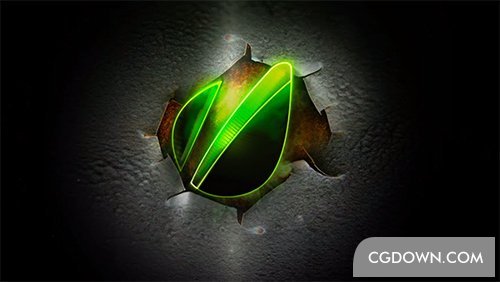 手绘炫酷logo