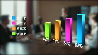 立体财务数据报表成绩片头