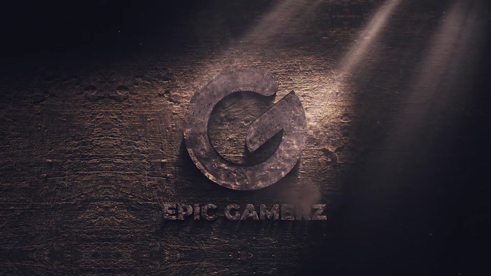 多种类型石壁雕刻logo显现片头AE模板