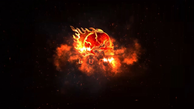 烈焰燃烧炫酷史诗logo片头AE模板