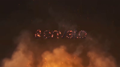 火焰燃烧炽热logo片头AE模板