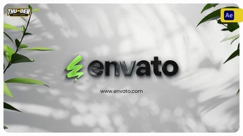 清新植物阴影AE模板_8122