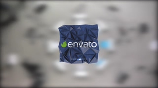 多边形时尚动感音乐潮流logo片头