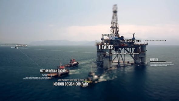 AE模板-85种科技感多个线条呼出文字标题注释介绍动画 85 Call Outs & Forms