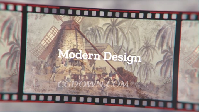 简洁胶卷胶片样式相册