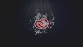 液体水珠迸发散射logo片头