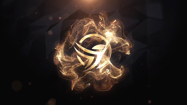 奢华金色金粉粒子AE模板Luxury Logo Opener 32069102