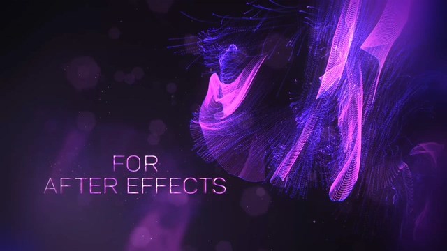 绚烂粒子流体抽象AE模板-Abstract Fluid Titles 32657668