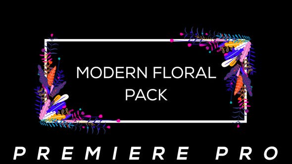 现代时尚花卉PR模板Modern Flower Pack