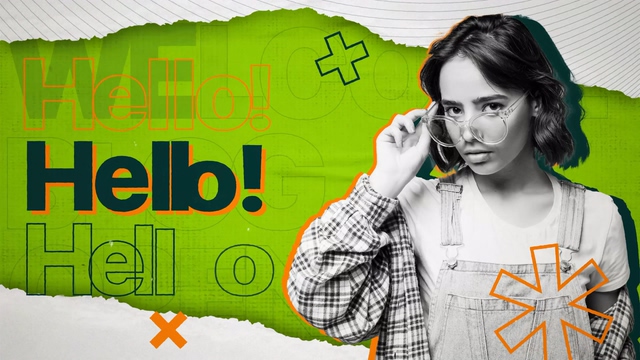 撕纸动漫人物娱乐综艺AE模板Urban Blog Intro 34156436