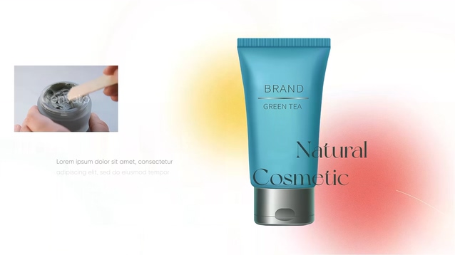 简洁晕染多彩时尚美妆化妆品产品介绍AE模板