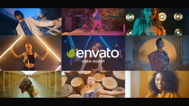 时尚动感潮流视频动态片头AE模板