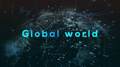 AE模板-营销网络地球Marketing Network Earth