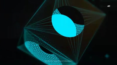 AE模板-科技立方体logo演绎NFT Logo Intro 36397875