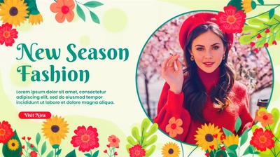 春天时尚促销AE模板