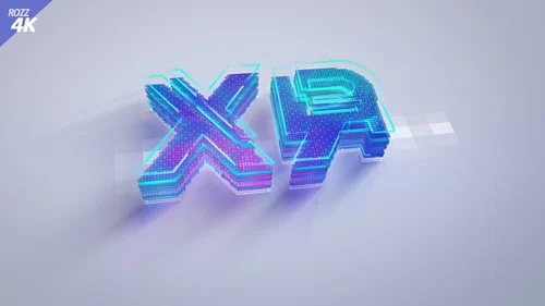 炫酷科技感3D文字效果