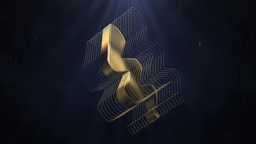 金色线条艺术